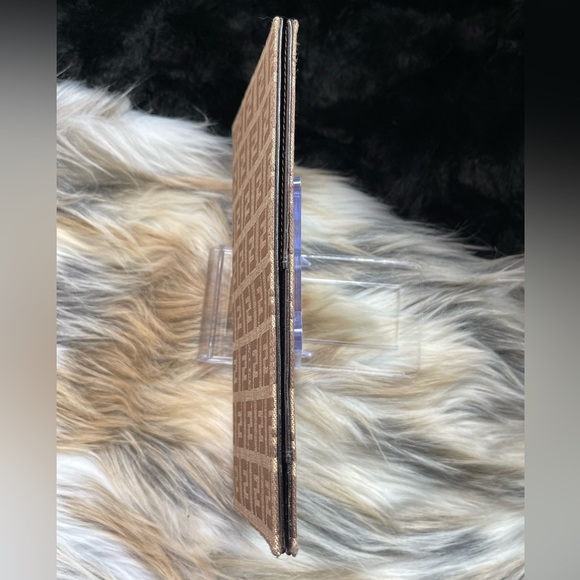 FENDI Zucca Brown Canvas Wallet - Picture 4 of 11